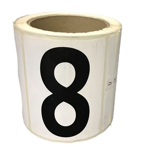 Hip Numbers Roll of 250 The Track Depot