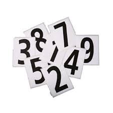 Hip Numbers - Pack of 25